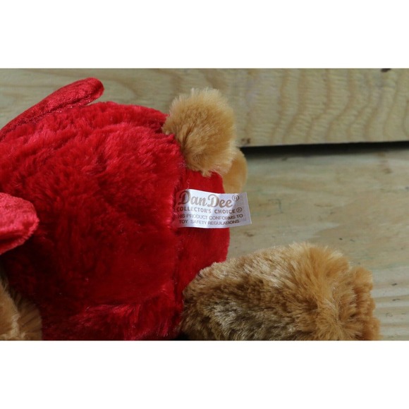 Dan Dee Collector's Choice Plush Lady Bug Teddy Bear Valentine - Picture 3 of 4